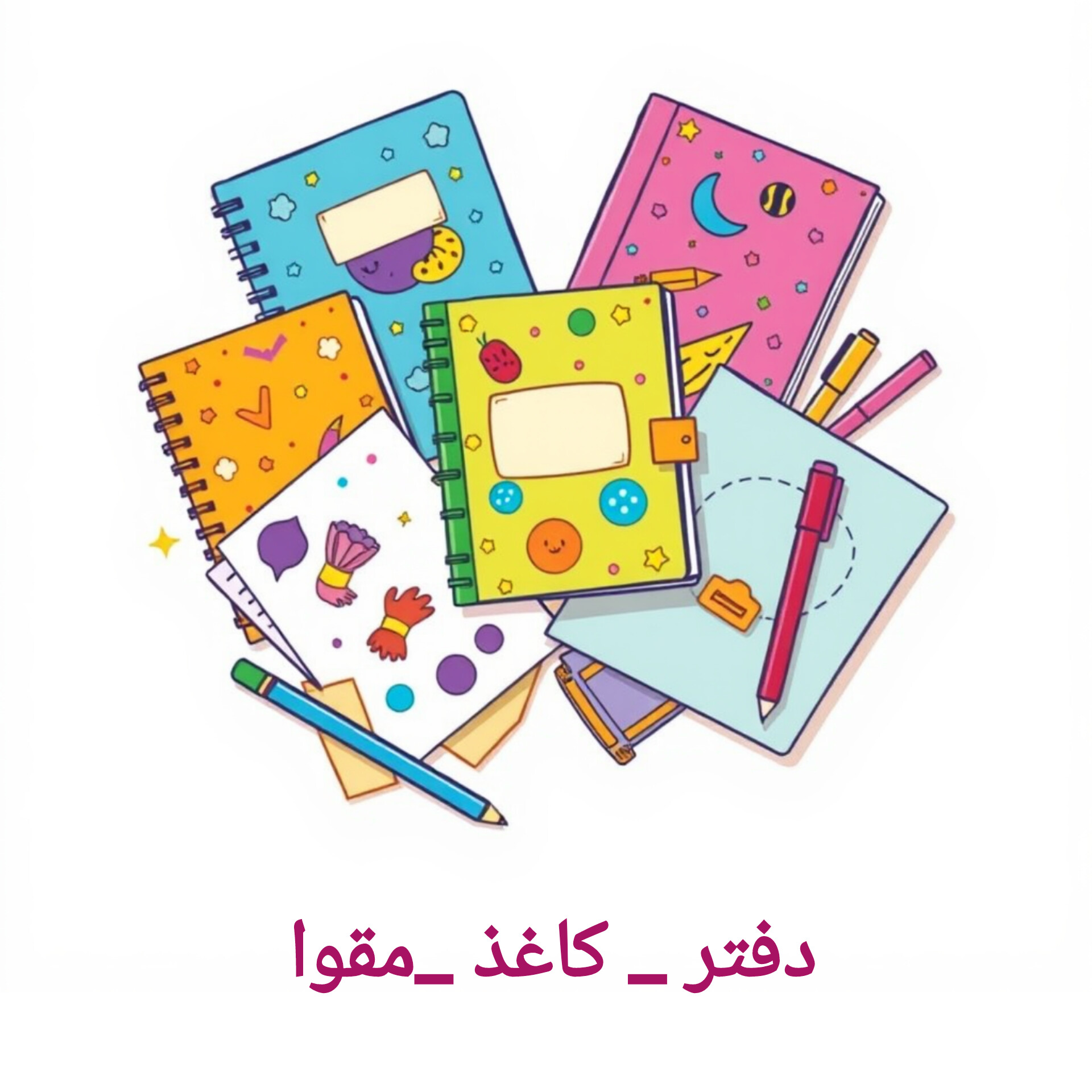 دفتر، کاغذ، مقوا