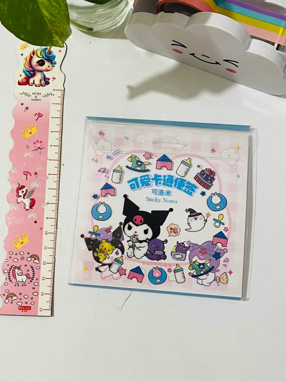 نوت پد (برگه یادداشت) جلد طلقی شفاف طرح کرومی