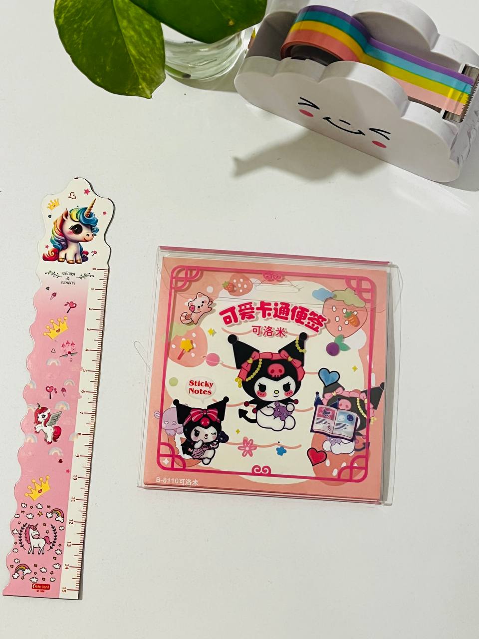 نوت پد (برگه یادداشت) جلد طلقی شفاف طرح کرومی