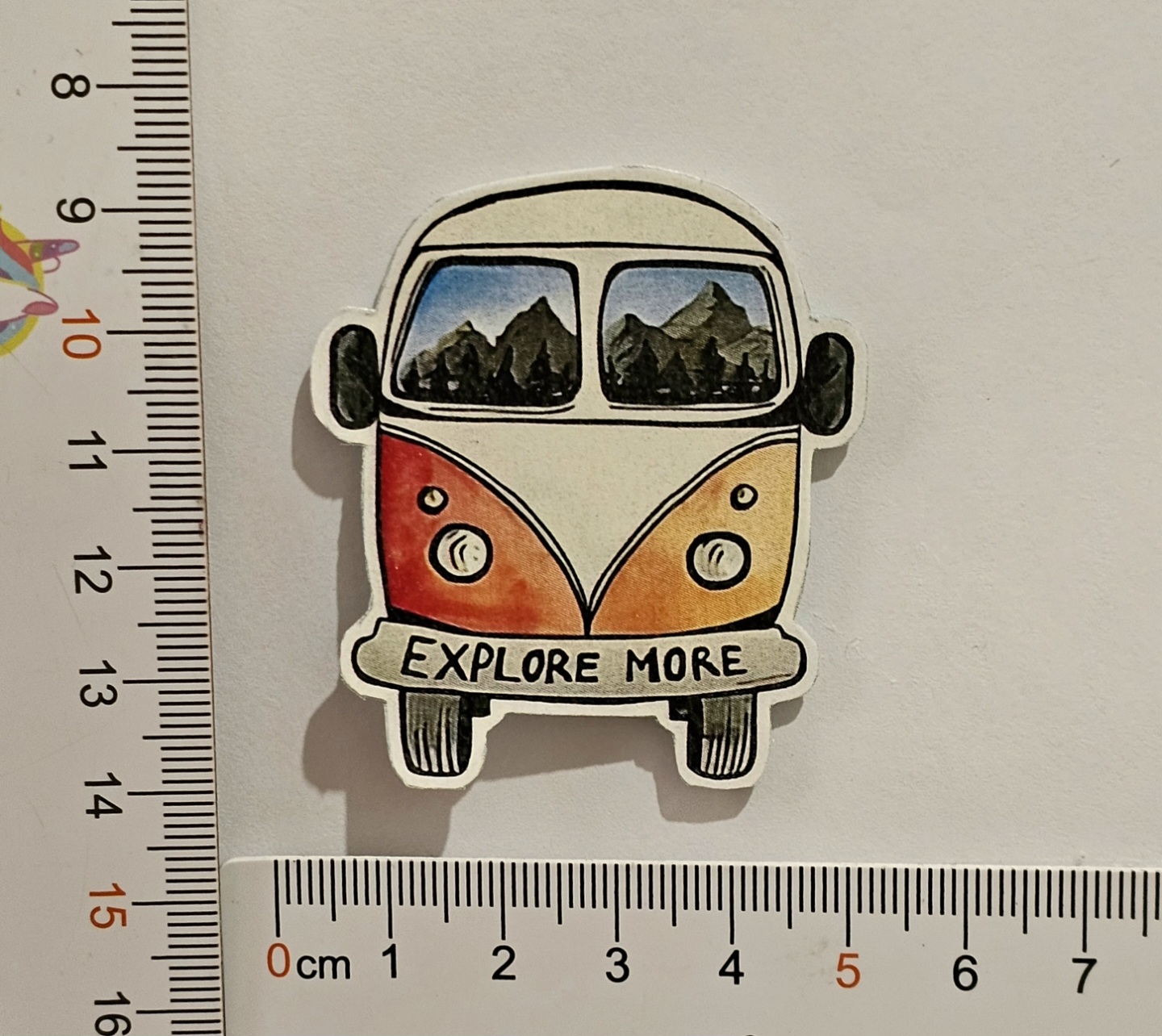 استیکر ضدآب طرح ون از مجموعه گردشگری