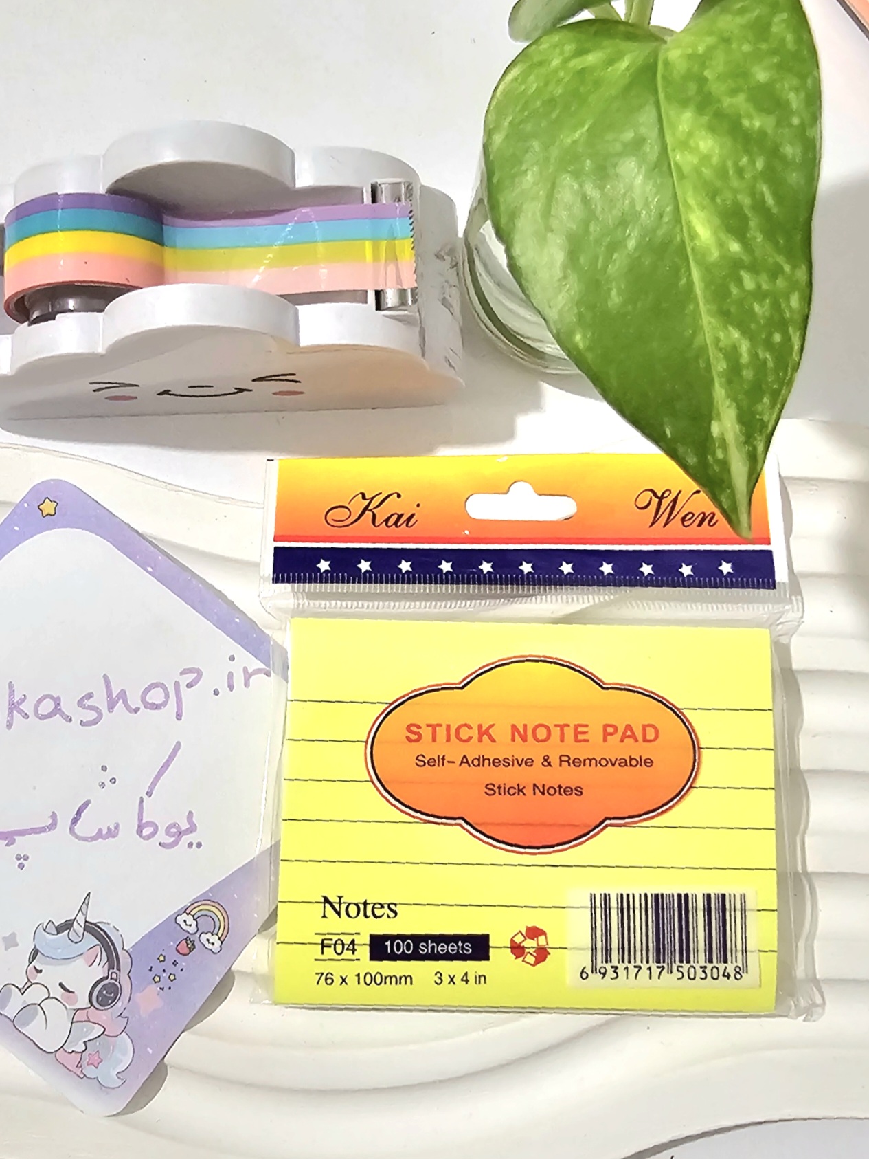 استیک نوت خط دار  بزرگ ۱۰۰ برگ