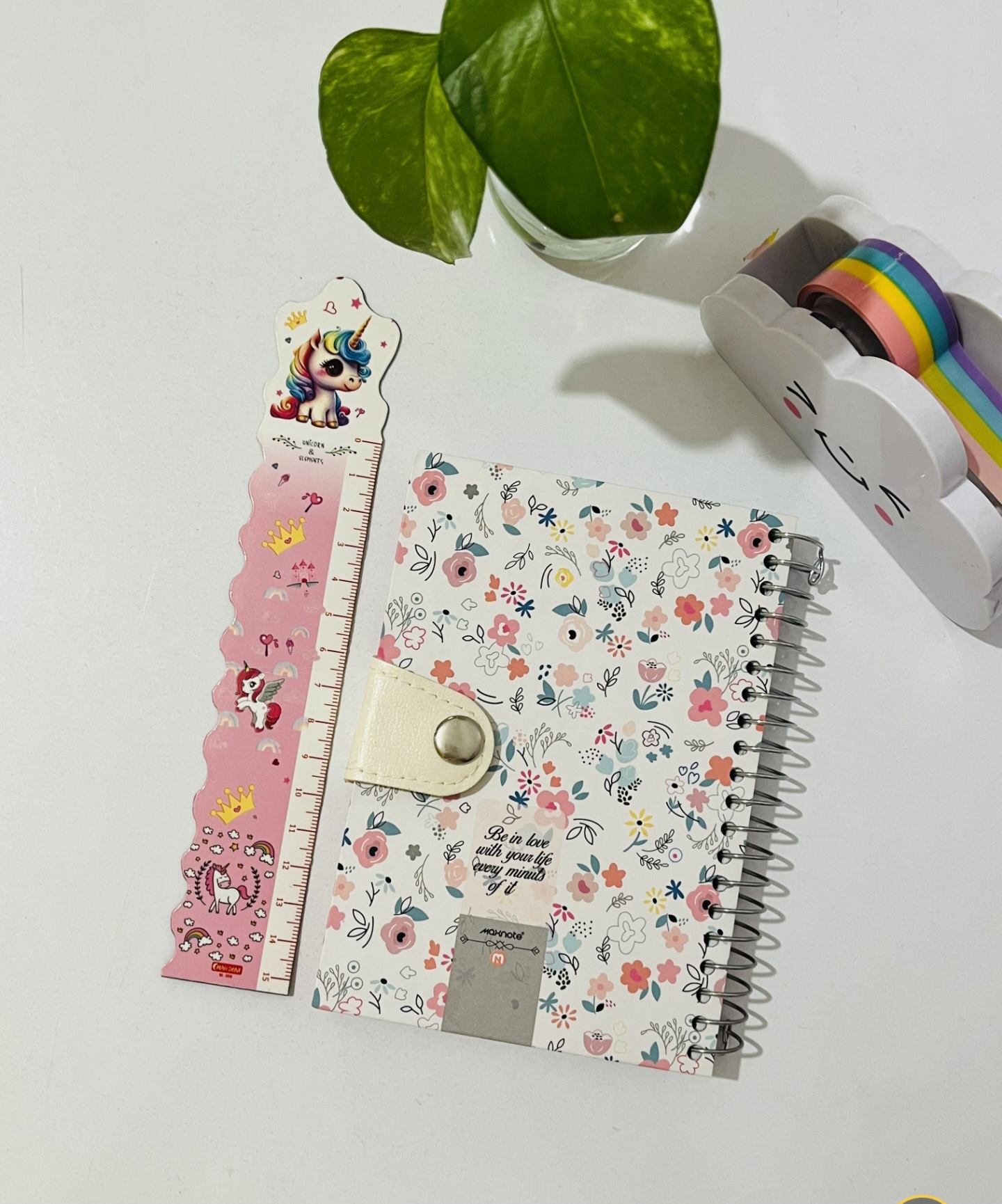 دفترچه یادداشت ۱۰۰برگ جلد سخت دکمه دار