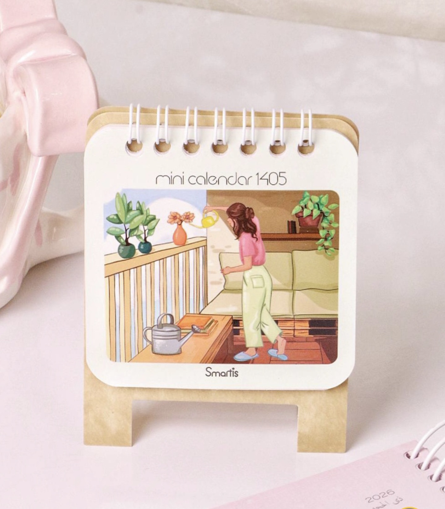 مینی تقویم رومیزی سال ۱۴۰۵ پایه دار،برند اسمارتیز