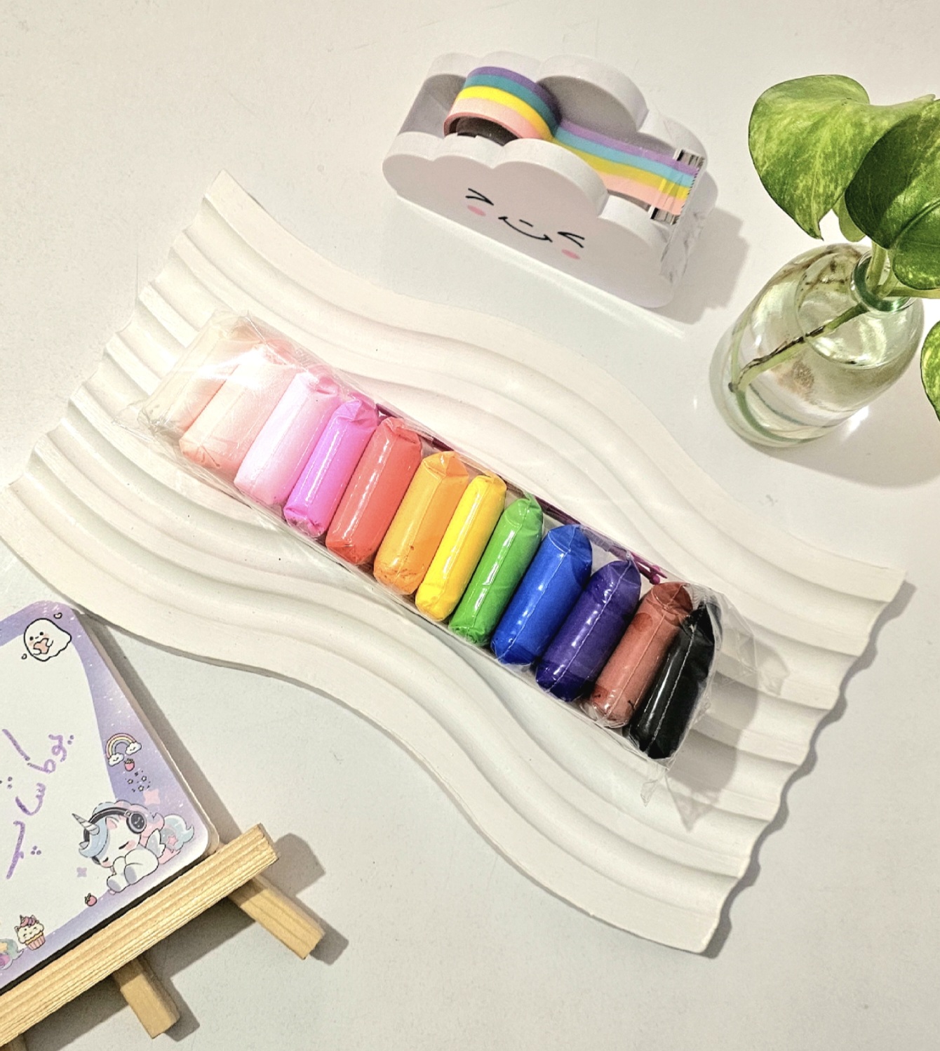 خمیر کلی ۱۲ رنگ ۸۵ گرمی