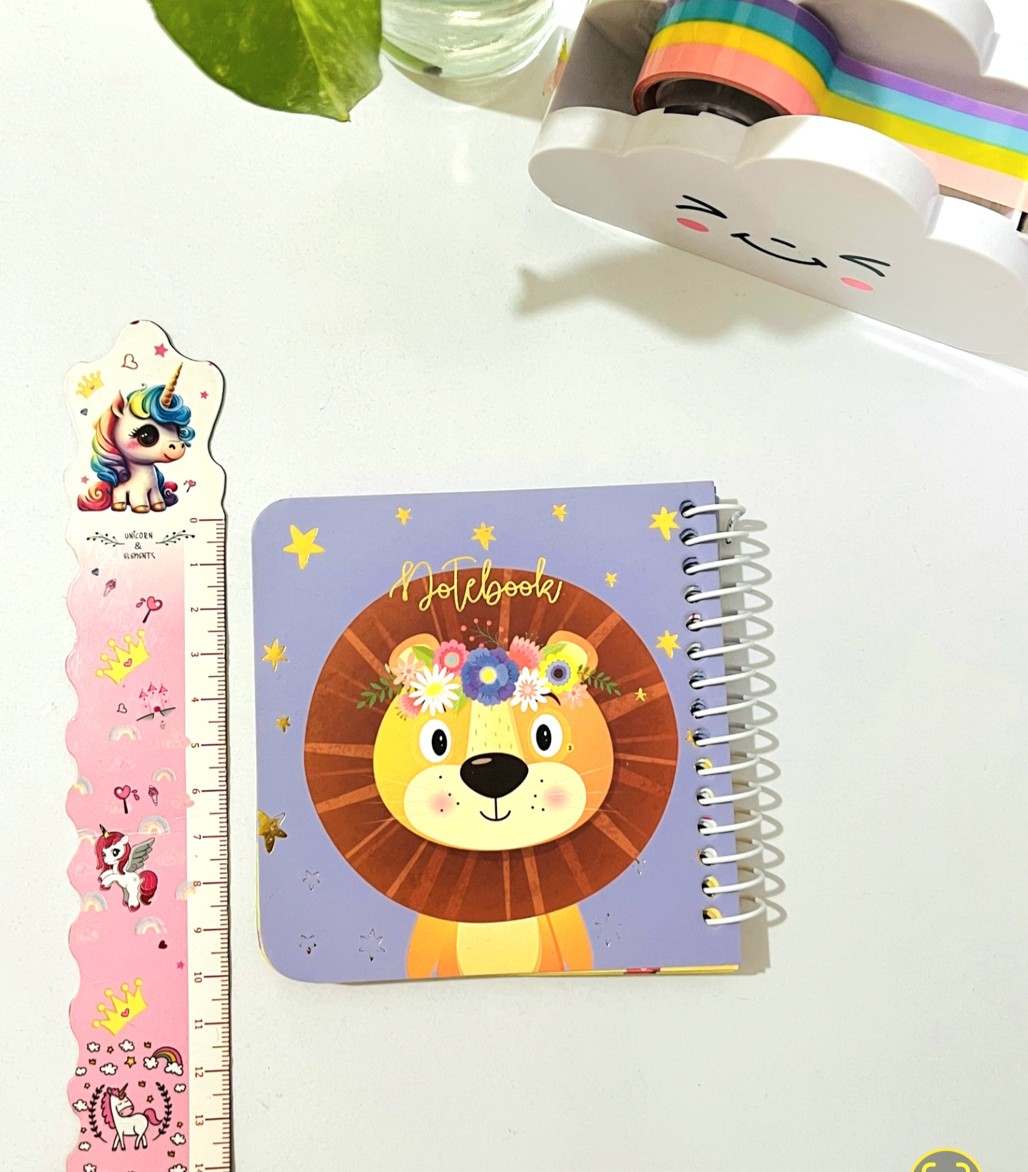 دفترچه یادداشت سیمی فانتزی  بچه گانه سایز ۱۰ در ۱۰