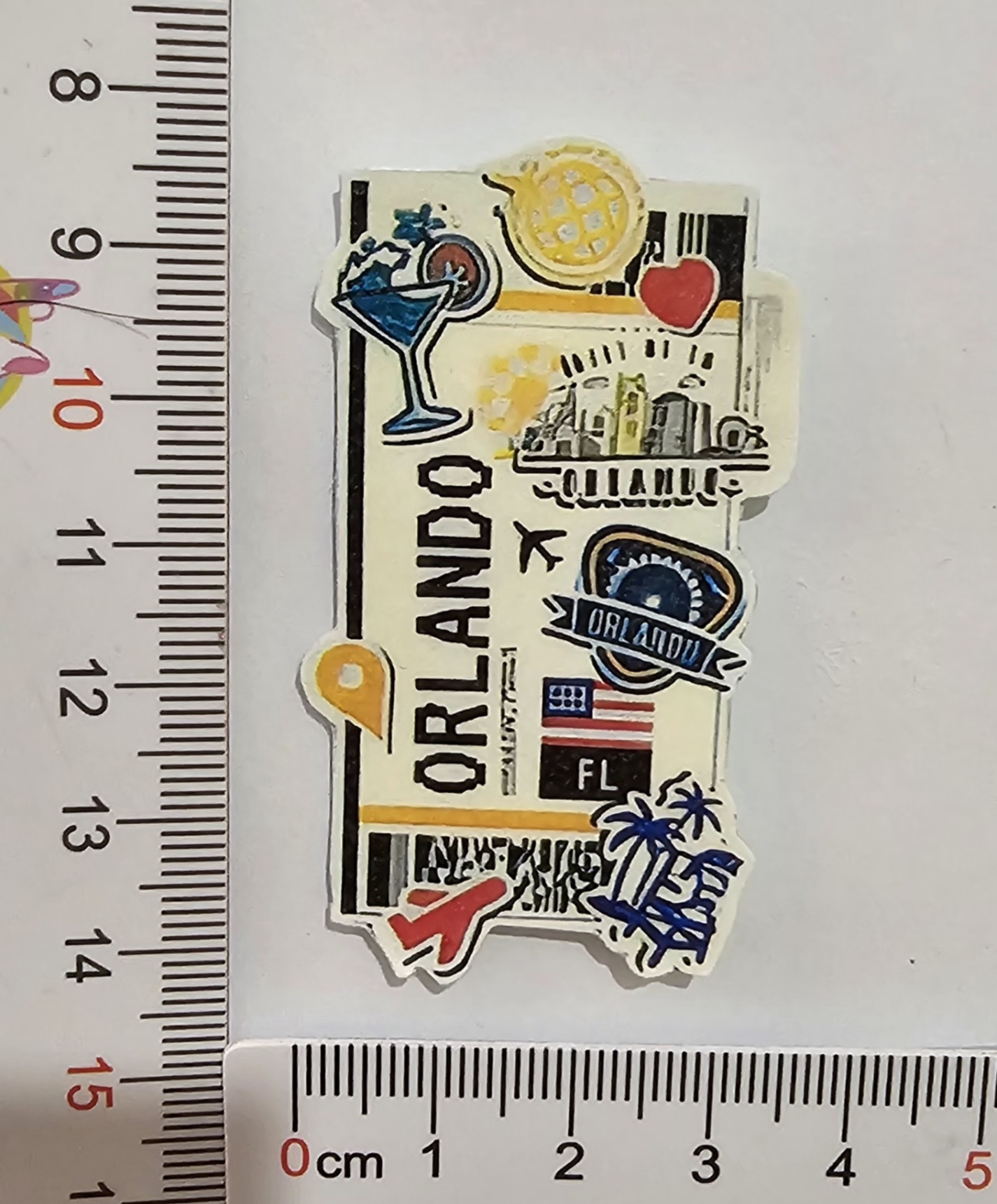 استیکر ضدآب طرح بلیت از مجموعه گردشگری