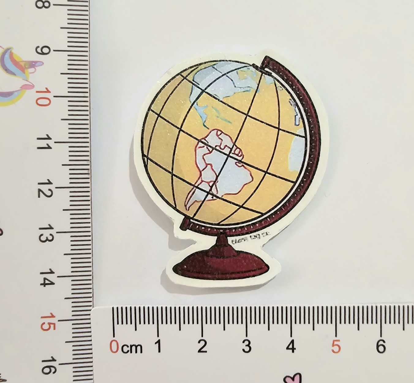 استیکر ضدآب طرح کره زمین از مجموعه گردشگری