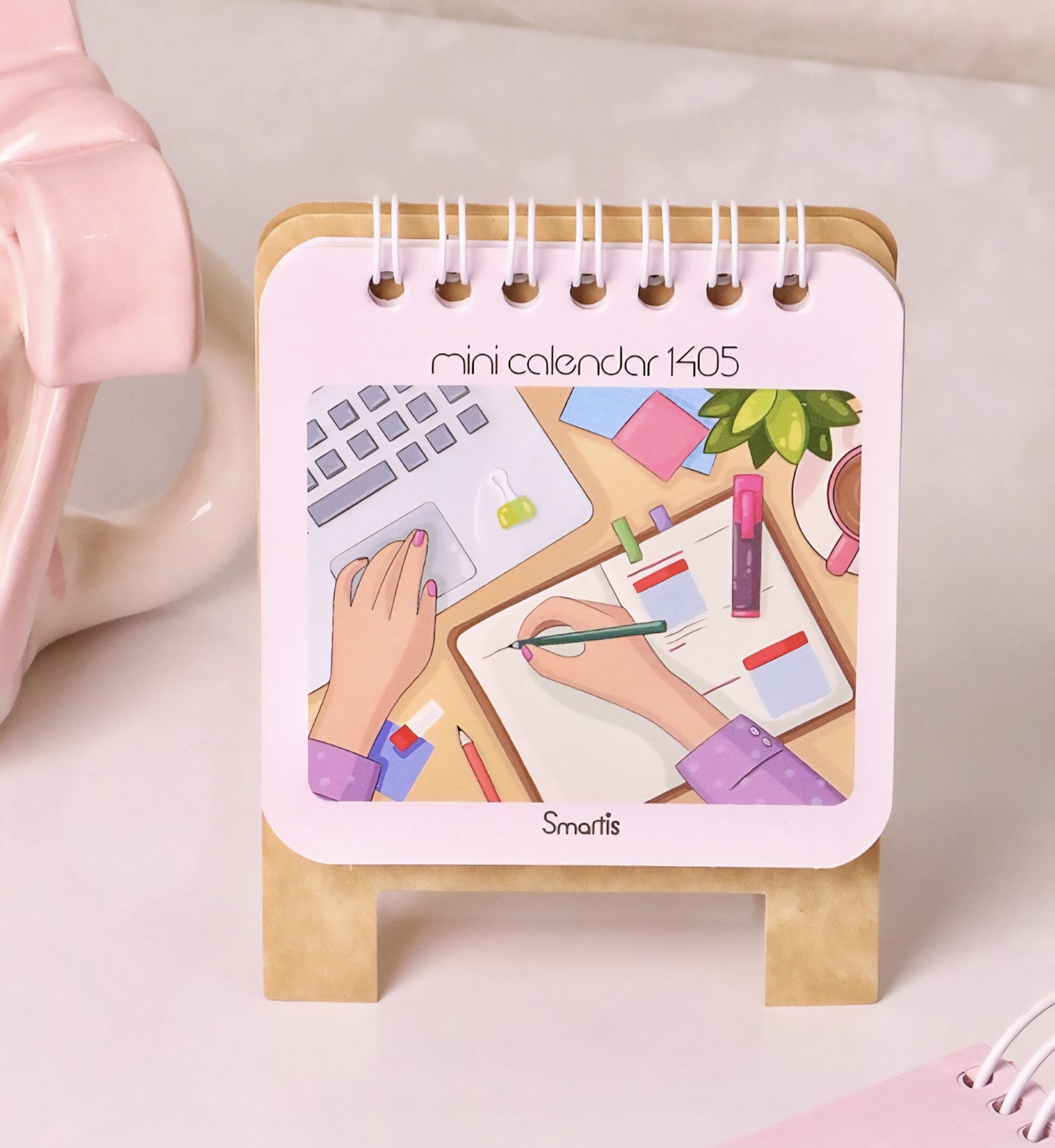 مینی تقویم رومیزی سال ۱۴۰۵ پایه دار، برند اسمارتیز