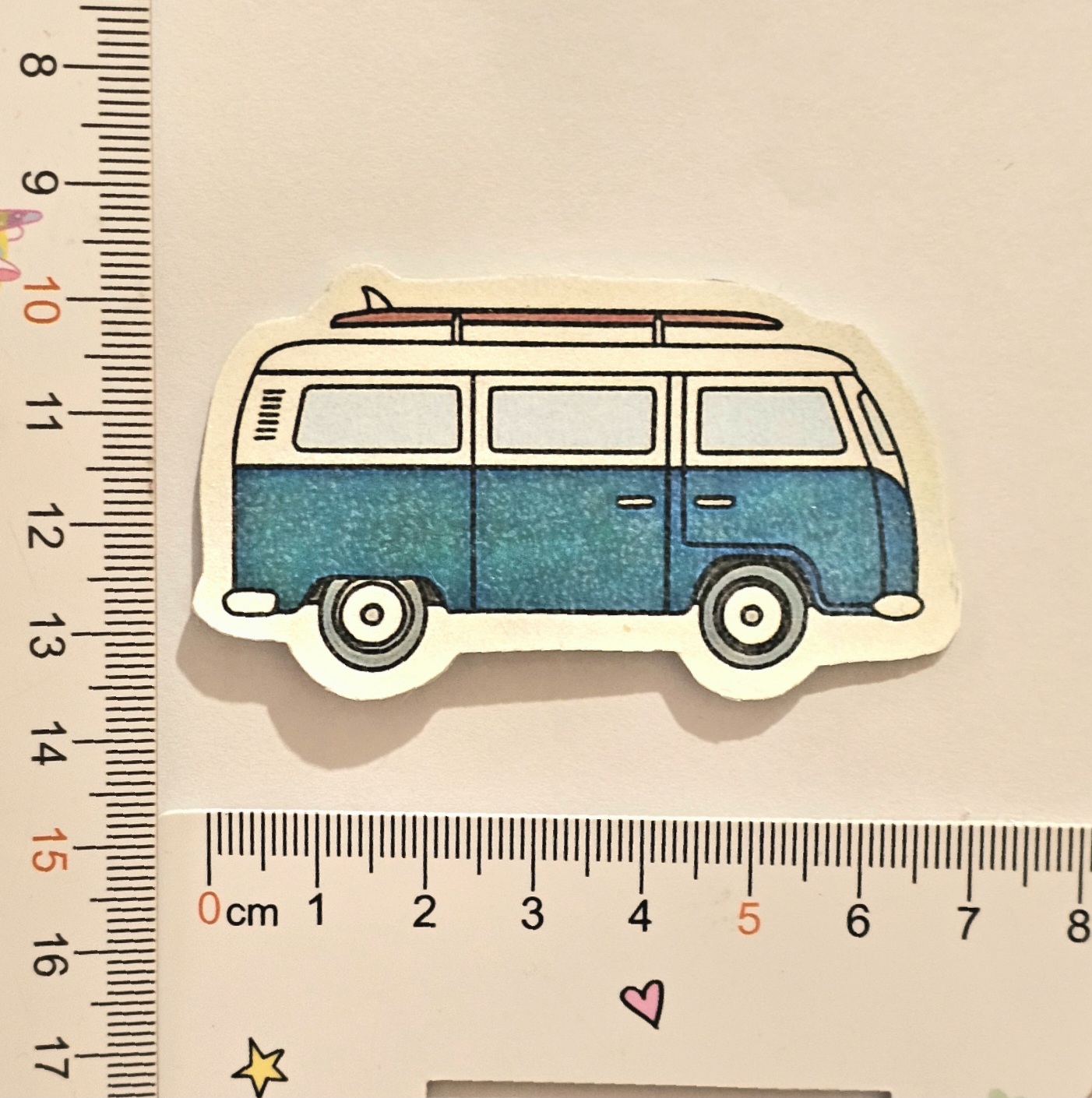 استیکر ضدآب طرح ون از مجموعه گردشگری