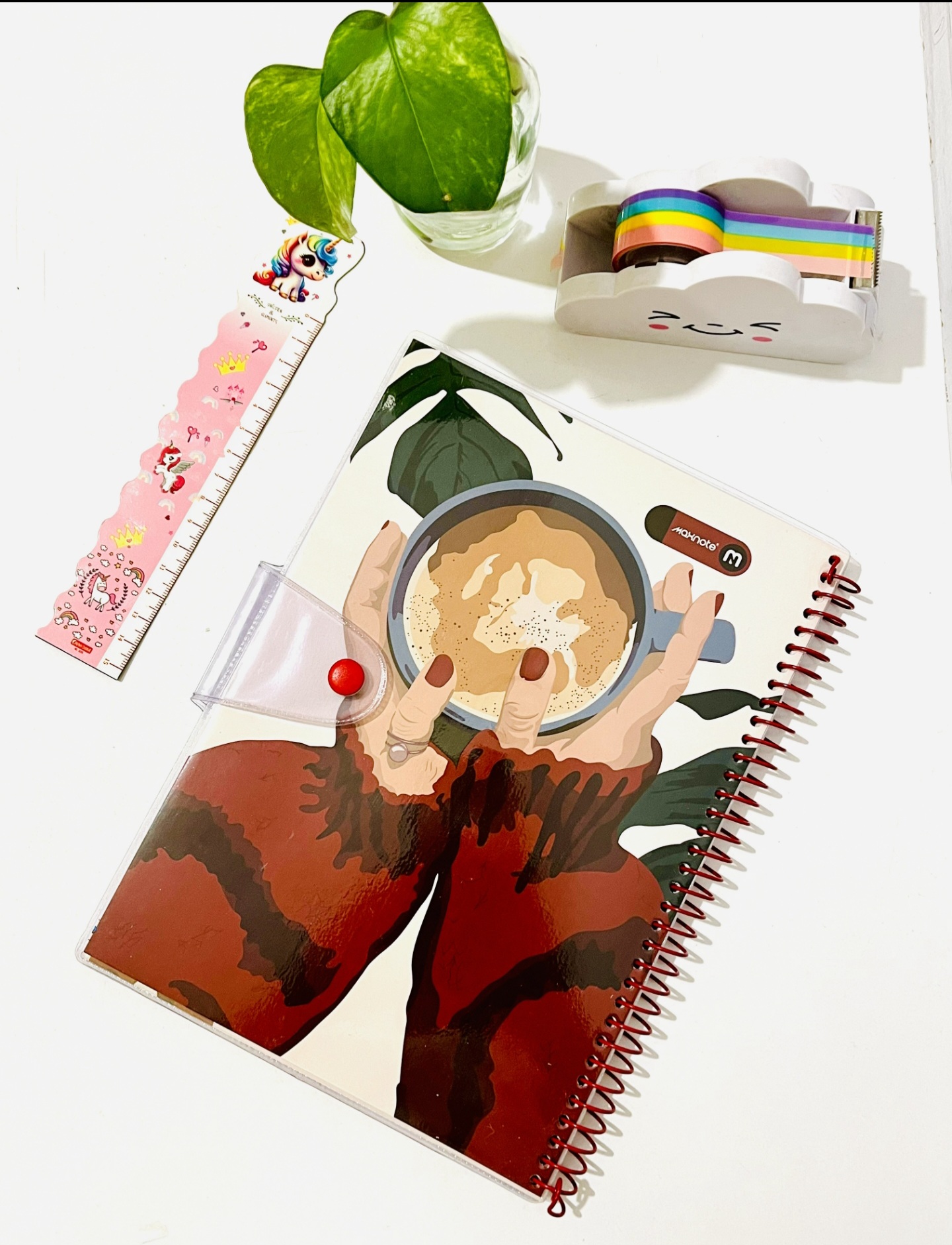 دفتر۸۰برگ جلدطلقی، دکمه دار و حاشیه دار