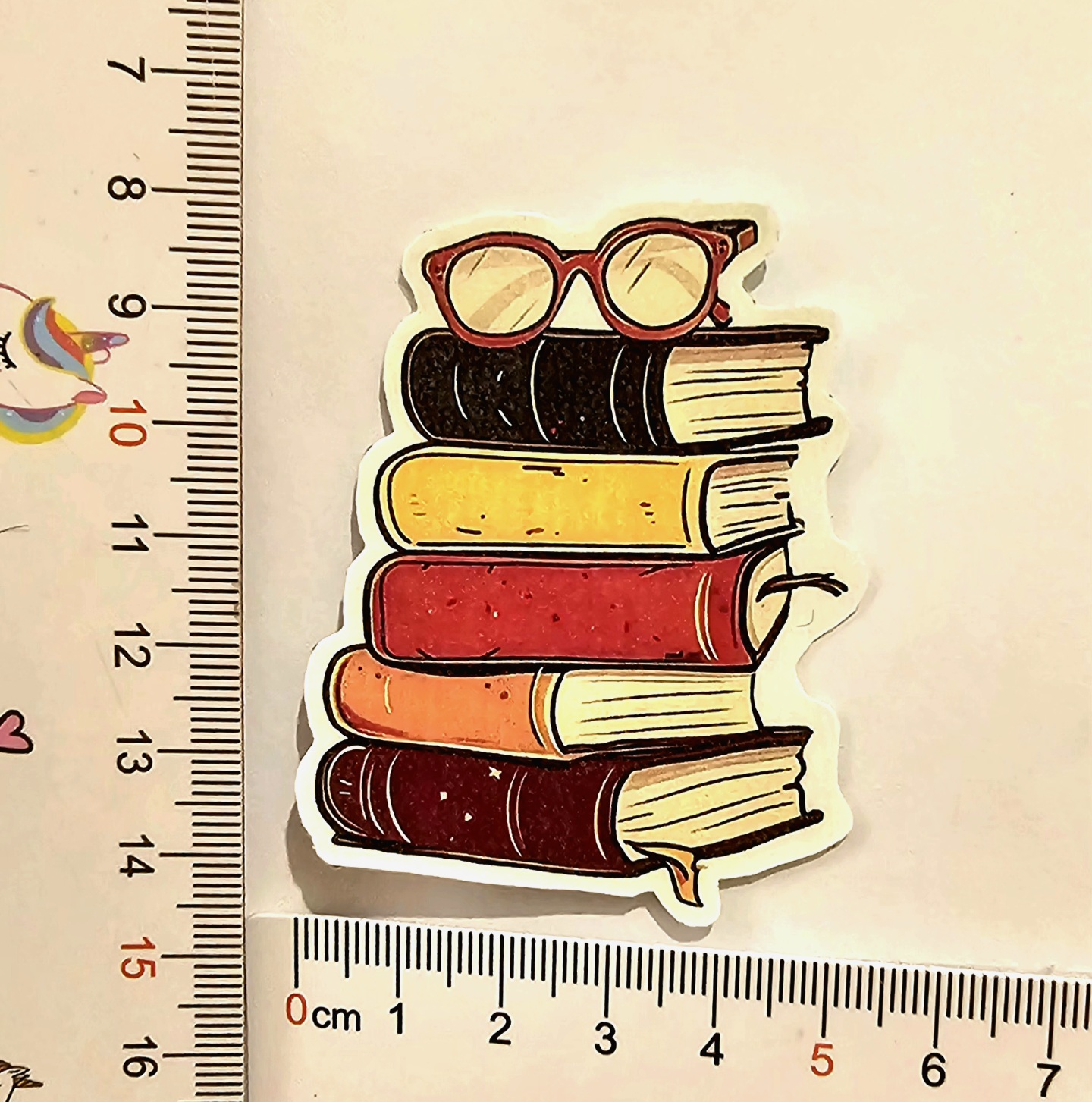 استیکر ضدآب طرح کتاب از مجموعه استیکرهای برنامه روزانه