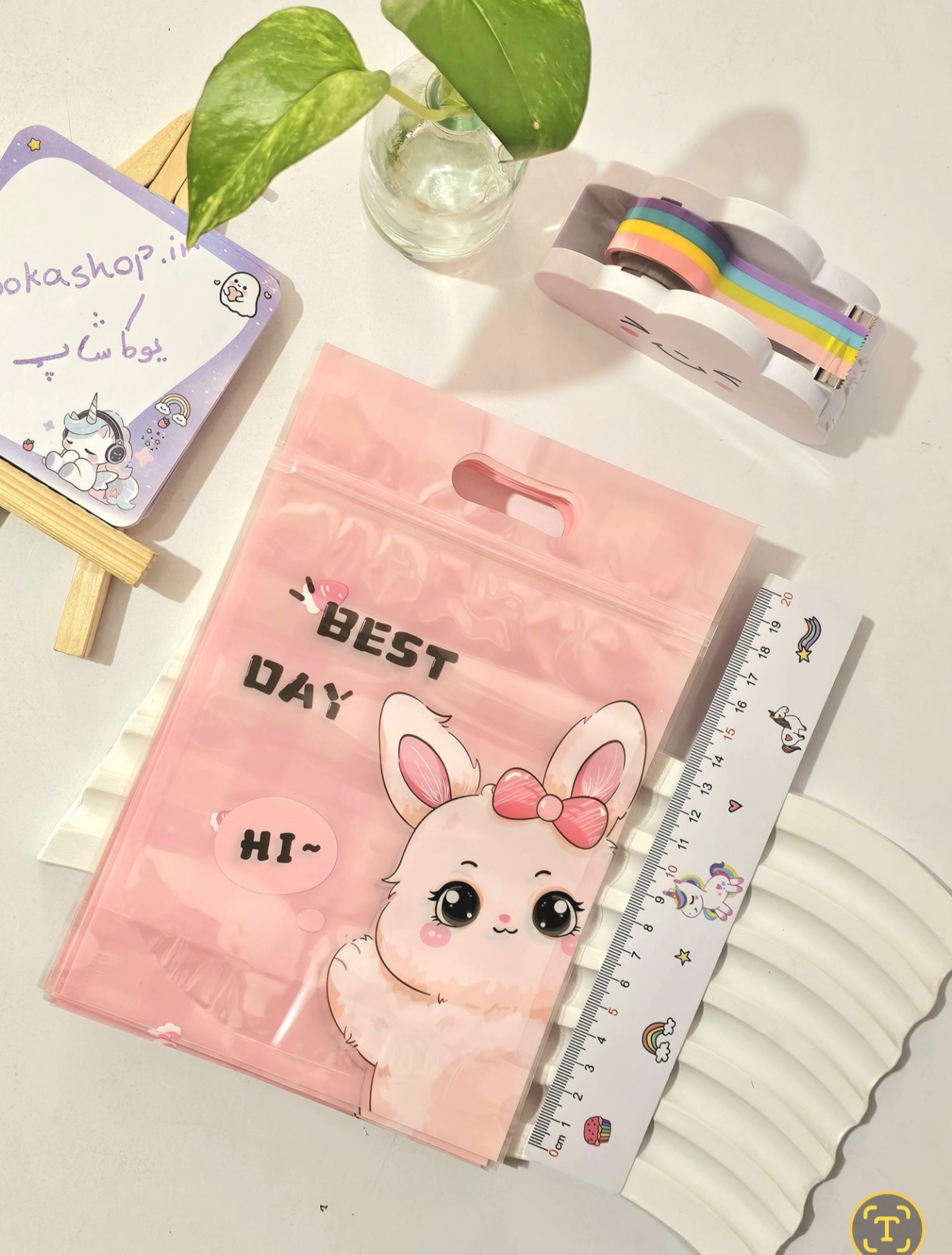 زیپ کیپ فانتزی حیوانات کیوت، طرح خرگوش