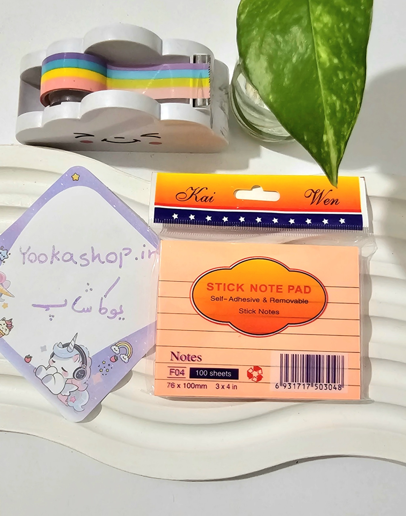 استیک نوت خط دار  بزرگ ۱۰۰ برگ