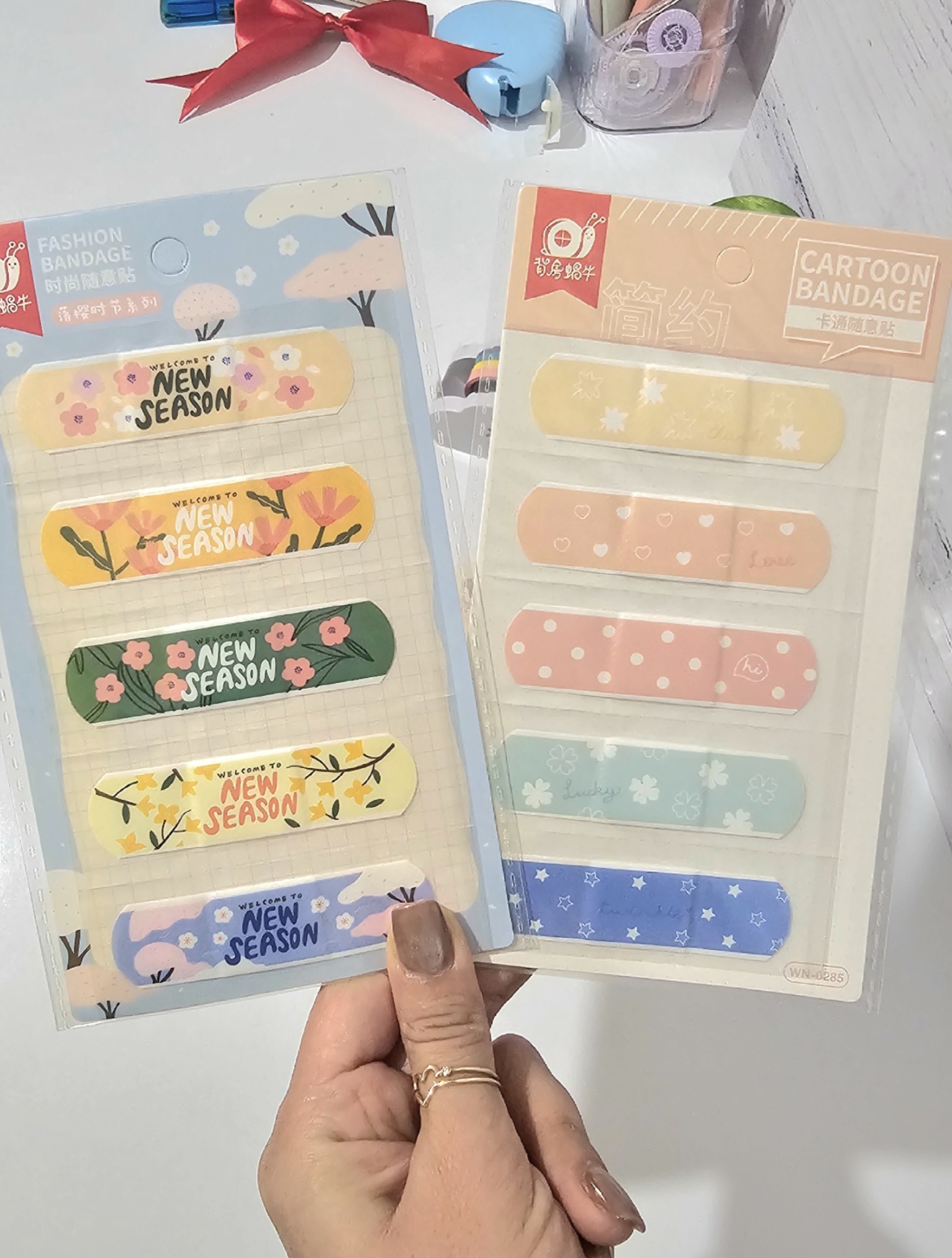 پک ۴ بسته ای چسب زخم فانتزی (پک شماره ۶)