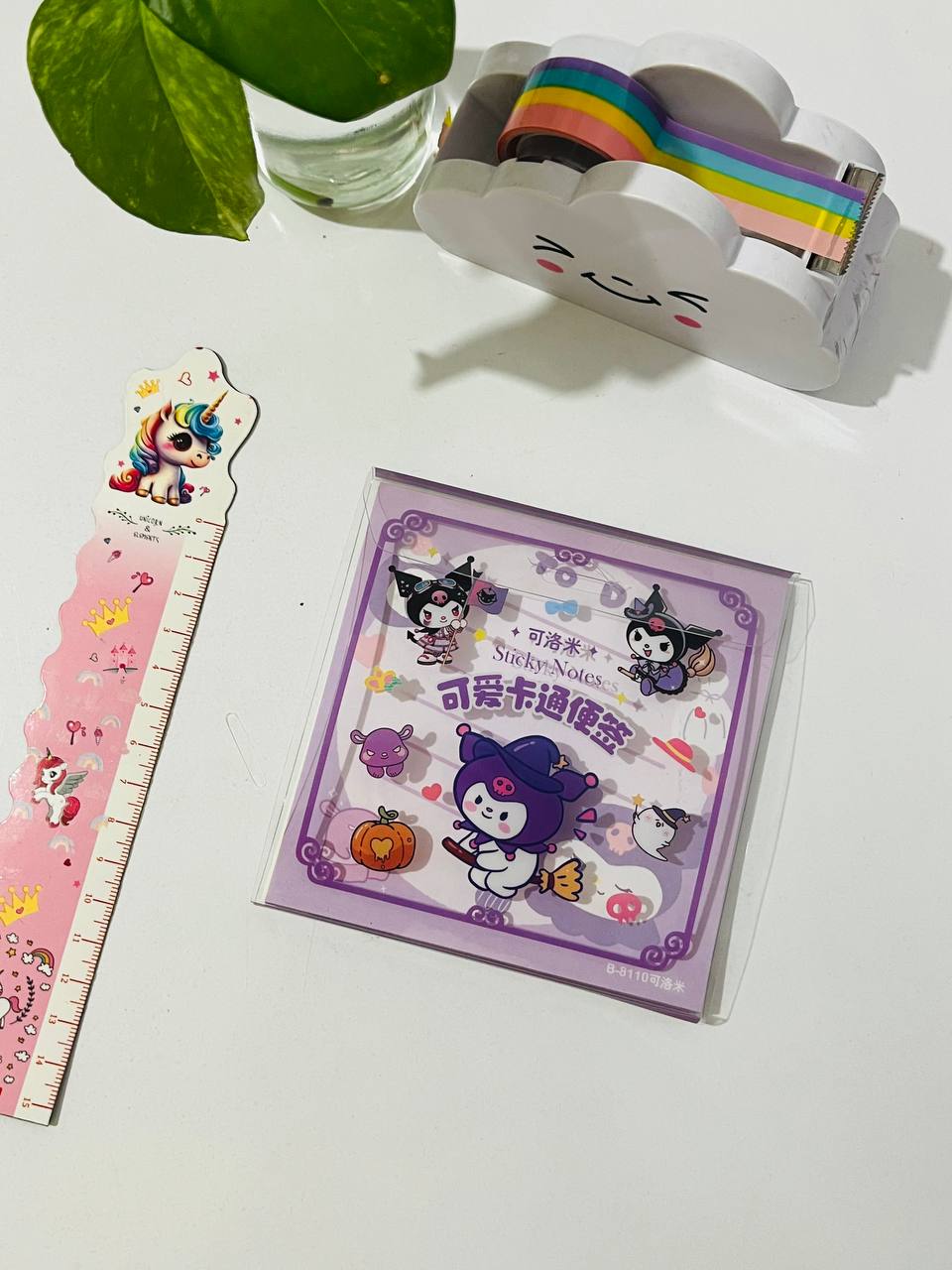 نوت پد (برگه یادداشت) جلد طلقی شفاف طرح کرومی