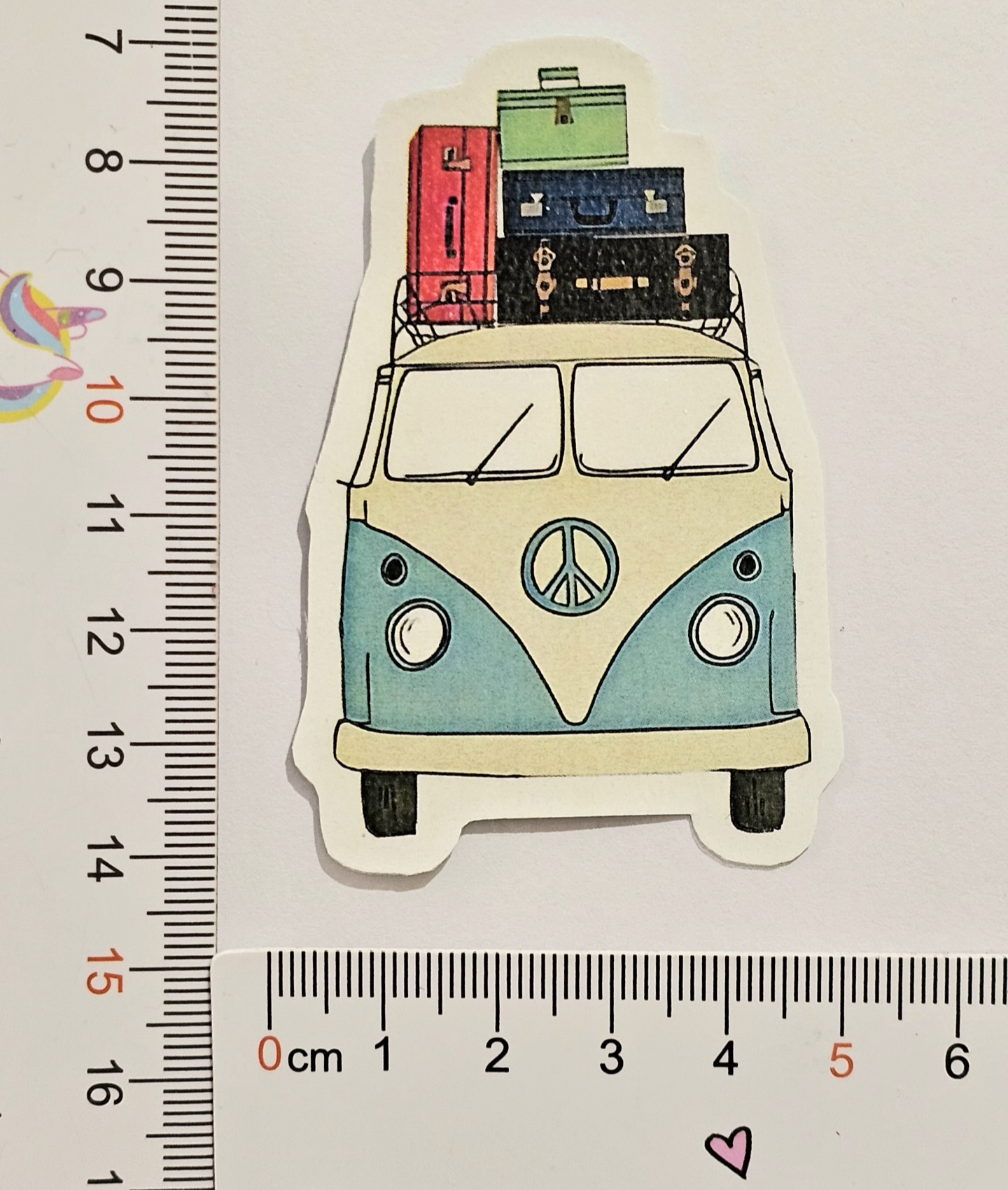 استیکر ضدآب طرح ون از مجموعه گردشگری