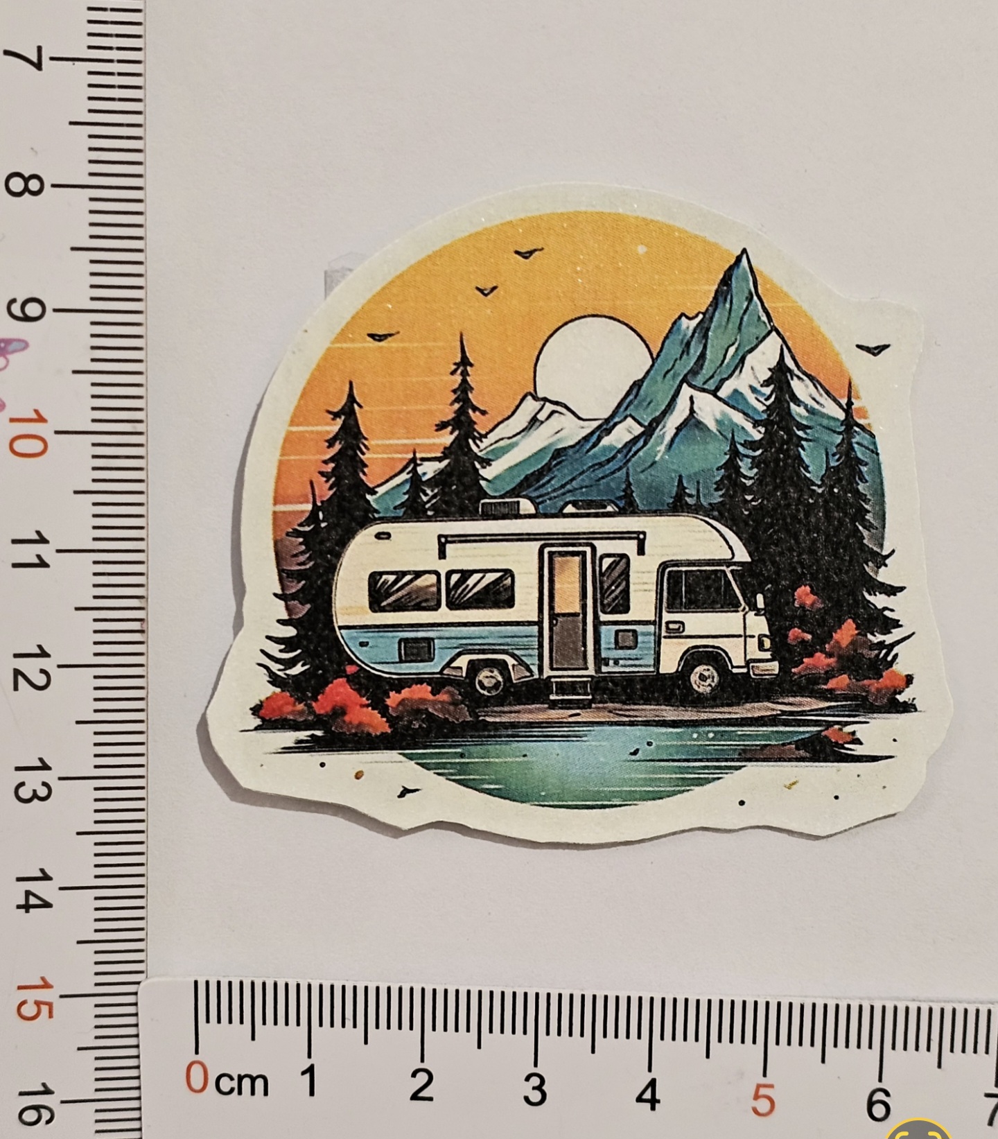 استیکر ضدآب طرح ون از مجموعه گردشگری