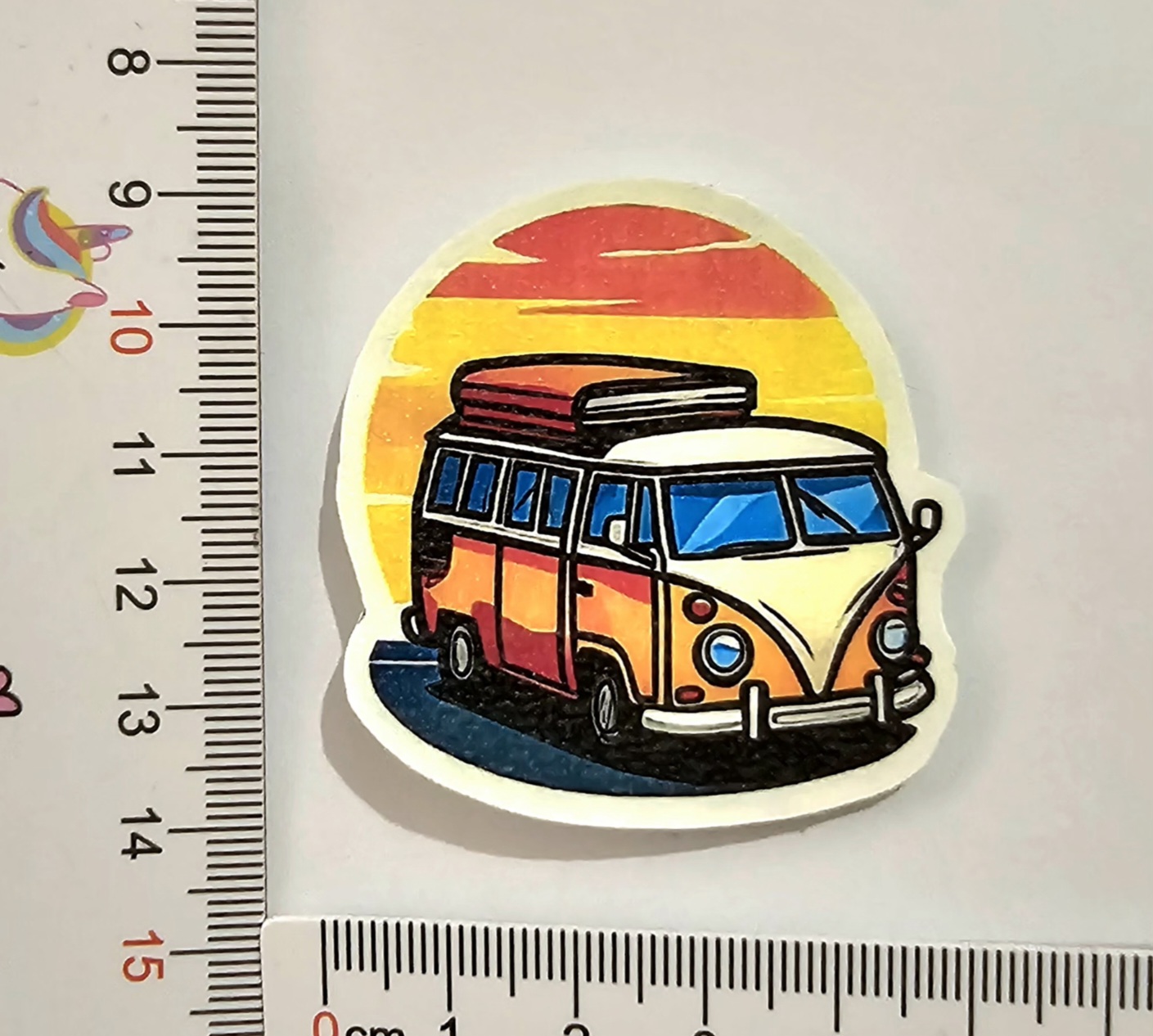 استیکر ضدآب طرح ون از مجموعه گردشگری